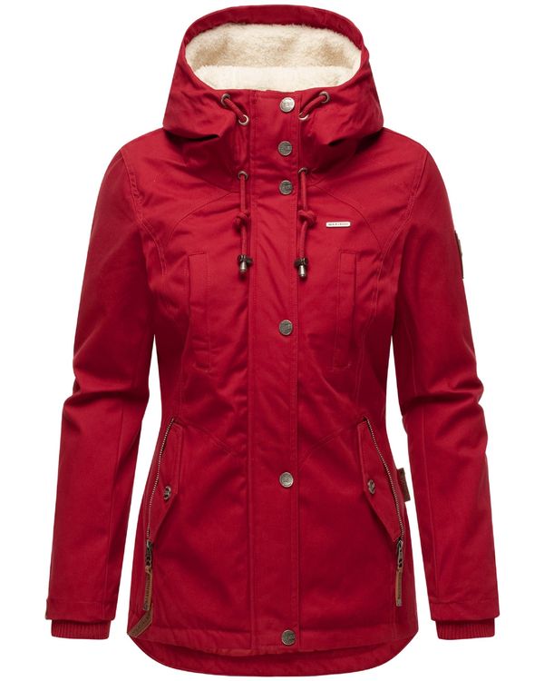 MARIKOO MARIKOO Zimska parka 'Bikoo'  zeleno smeđa / rubin crvena