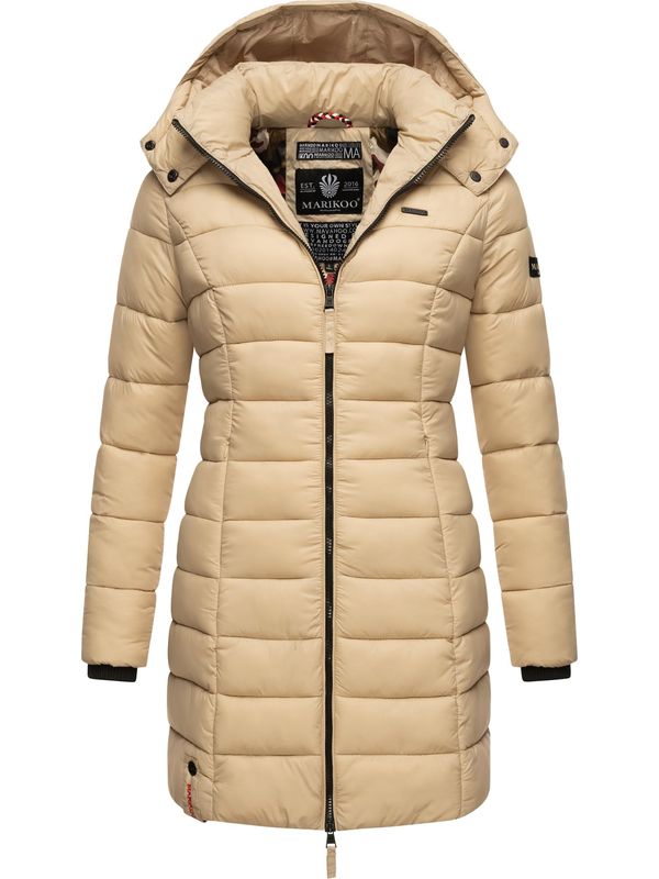 MARIKOO MARIKOO Zimski kaput 'Abendsternchen'  bež / crna