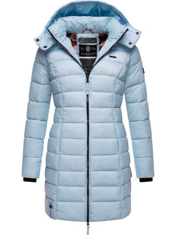 MARIKOO MARIKOO Zimski kaput 'Abendsternchen'  svijetloplava / crna