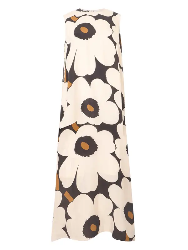 Marimekko Marimekko Ljetna haljina 'MIGOT UNIKKO'  svijetlobež / crna