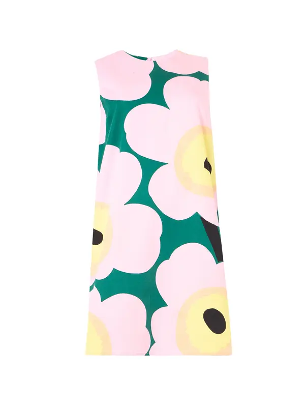 Marimekko Marimekko Ljetna haljina 'SILUETTI UNIKKO'  žuta / zelena / svijetloroza