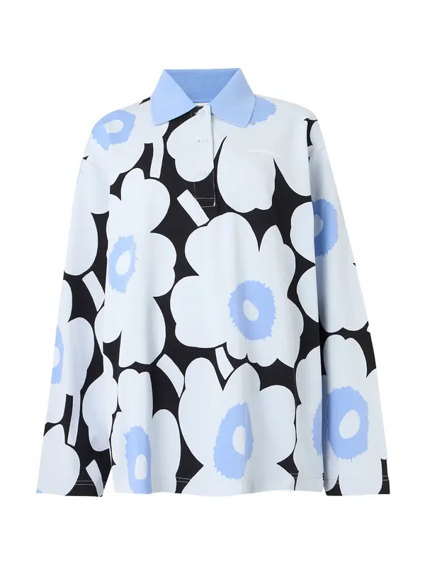 Marimekko Marimekko Majica 'ERIKSEEN UNIKKO'  nebesko plava / svijetloplava / crna