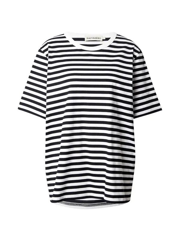 Marimekko Marimekko Majica 'TASARAITA'  crna / bijela