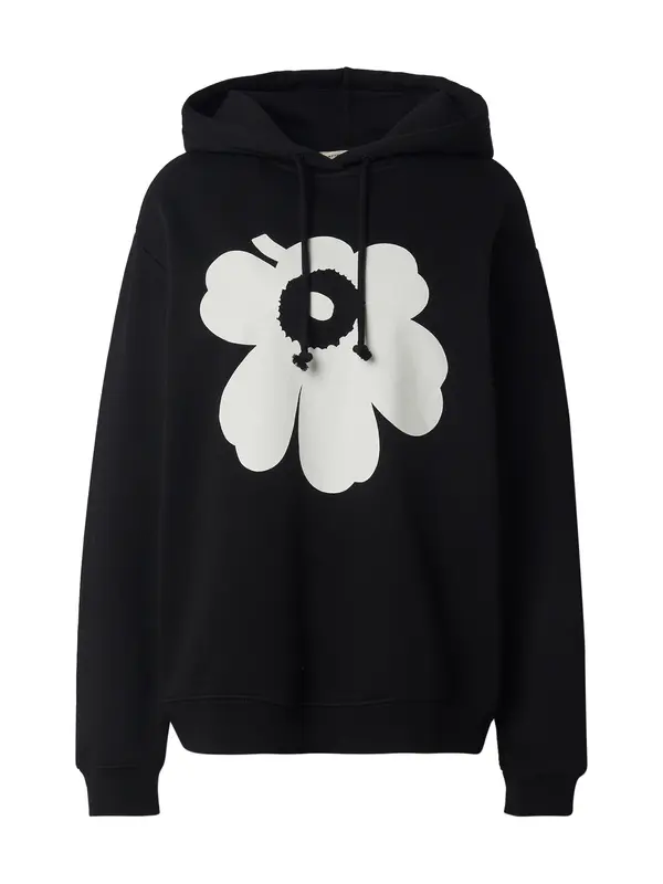 Marimekko Marimekko Sweater majica 'RUNOJA'  crna / bijela