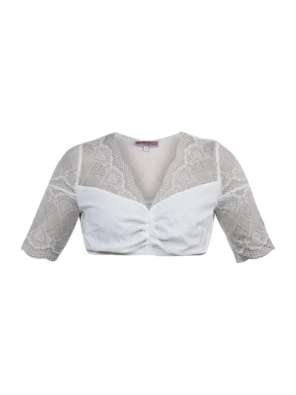 MARJO MARJO Dirndl bluza 'Burgheim'  prljavo bijela