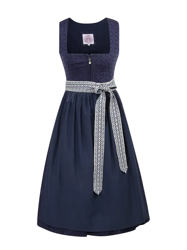 MARJO MARJO Dirndl 'GL-12-Landl'  mornarsko plava / tamno plava / bijela