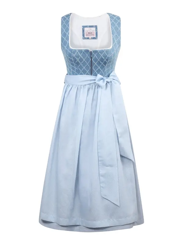 MARJO MARJO Dirndl 'GY-12-Nebelberg'  kraljevsko plava / svijetloplava