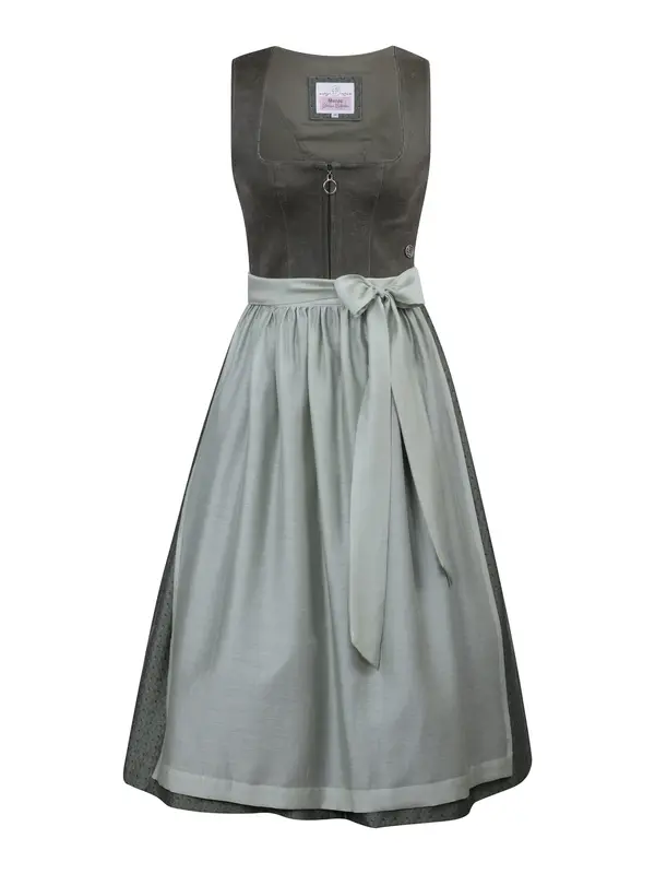 MARJO MARJO Dirndl 'Petershausen'  sivkasto zelena / tamno zelena