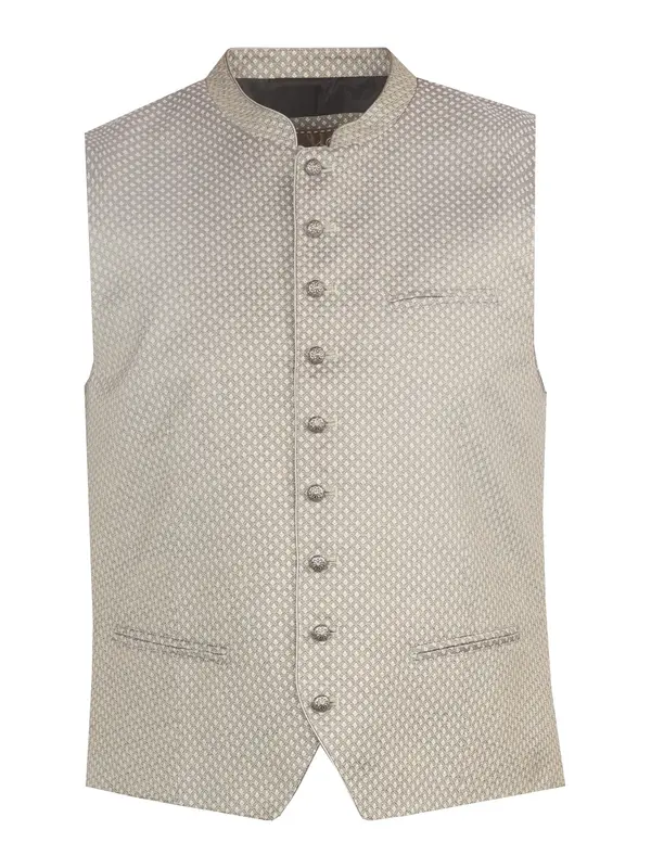 MARJO MARJO Dirndl prsluk 'Berching'  kaki / roza