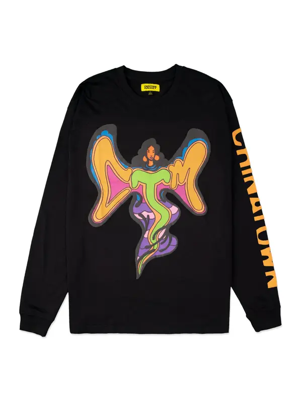 MARKET MARKET Sweater majica  zelena / ljubičasta / narančasta / crna