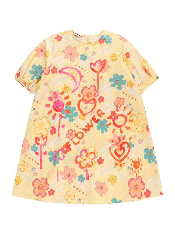 Marni Marni Haljina  boja pijeska / žad / roza / crvena