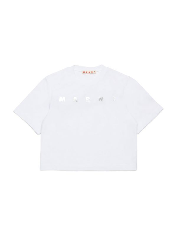 Marni Marni Majica  srebro / bijela