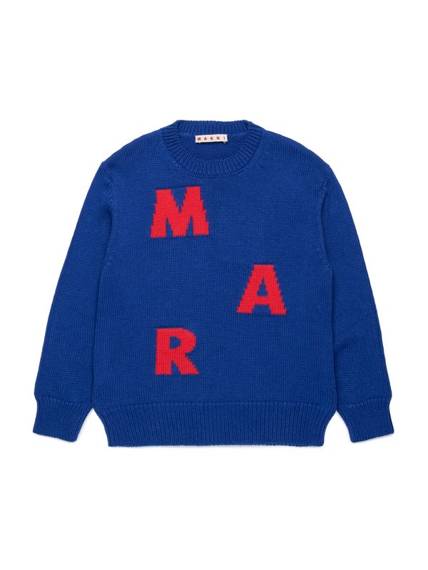 Marni Marni Pulover  kobalt plava / crvena