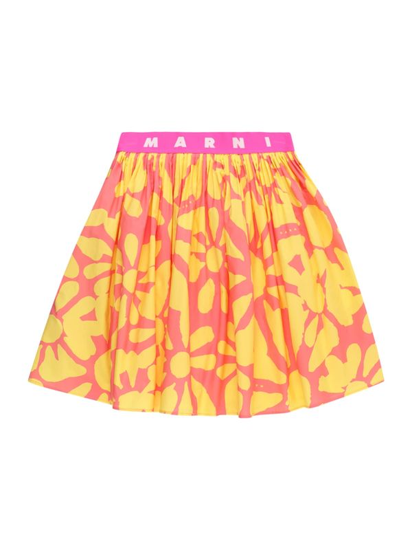 Marni Marni Suknja  narančasta / roza / bijela