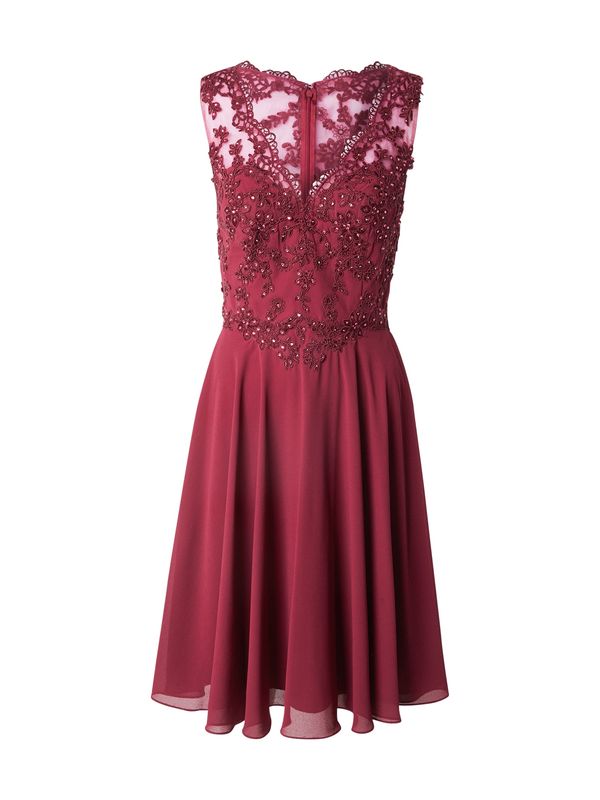 mascara mascara Koktel haljina  ljubičasto crvena