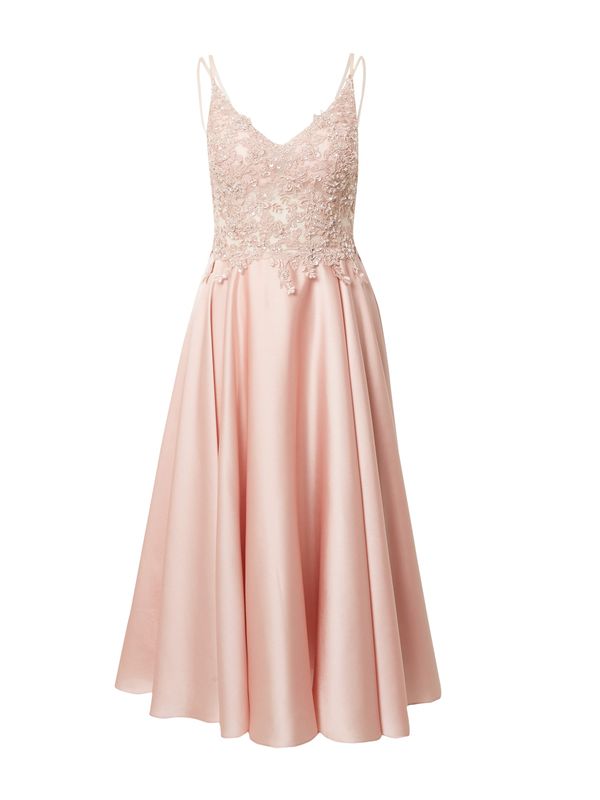 mascara mascara Koktel haljina  puder roza