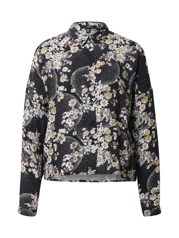 Mavi Mavi Bluza  bež / crna / bijela