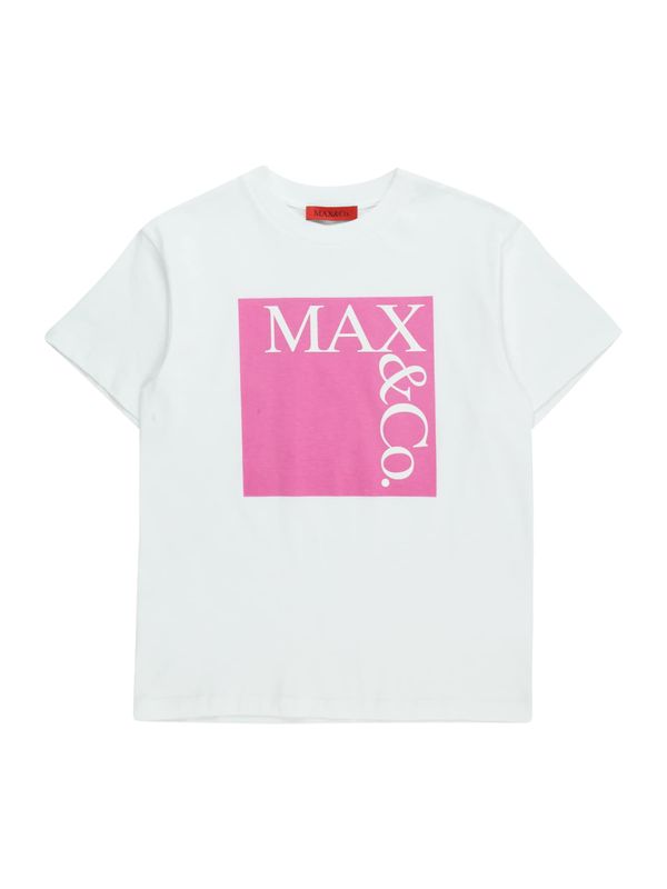 MAX&Co. MAX&Co. Majica  roza / bijela