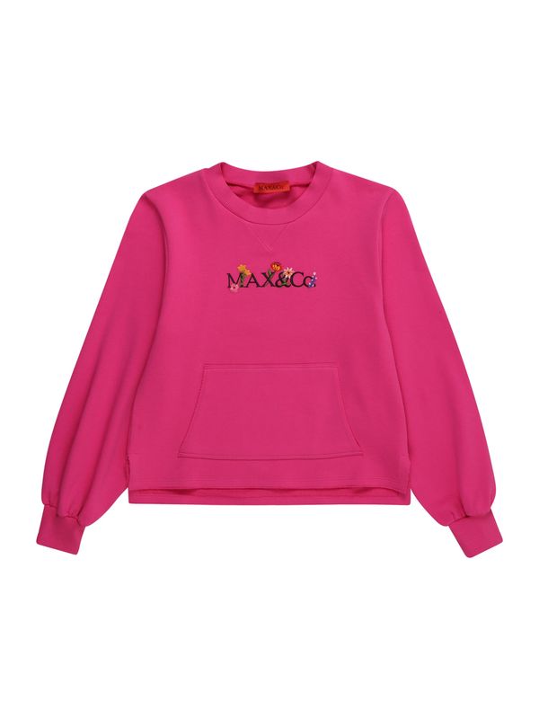 MAX&Co. MAX&Co. Sweater majica  žuta / zelena / tamno roza / crna