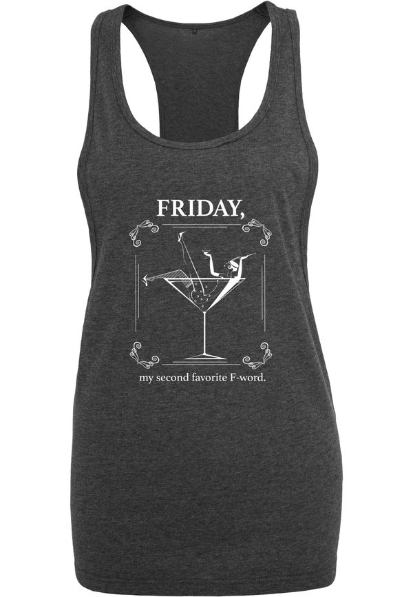 Merchcode Merchcode Majica  antracit siva / svijetlosiva