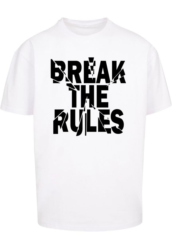 Merchcode Merchcode Majica 'Break The Rules 2'  crna / bijela
