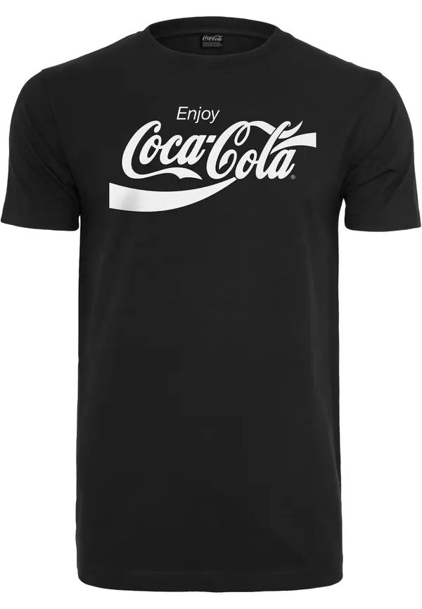 Merchcode Merchcode Majica 'Coca Cola'  crna / bijela