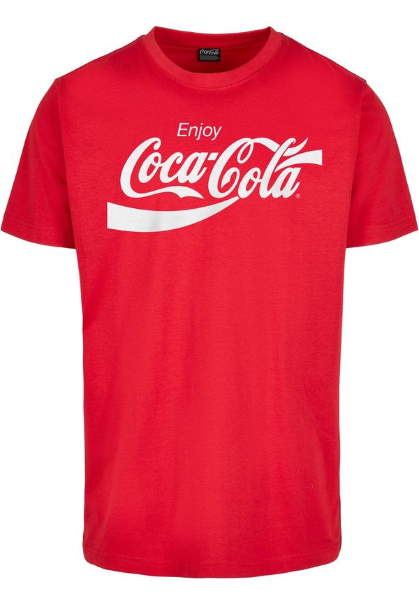 Merchcode Merchcode Majica 'Coca Cola'  crvena / bijela
