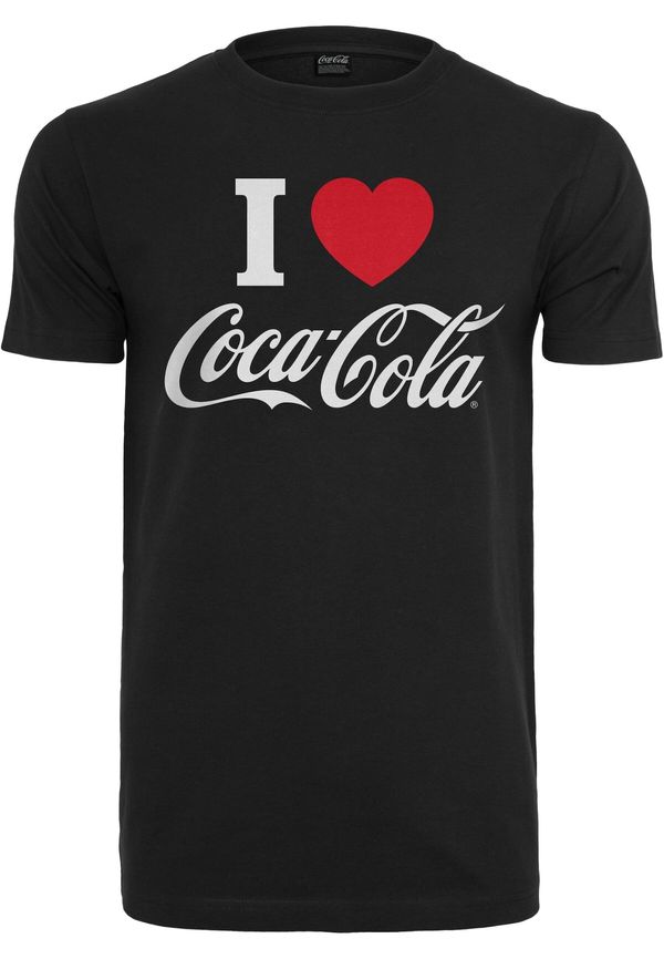 Merchcode Merchcode Majica 'Coca Cola I Love Coke'  crvena / crna / bijela
