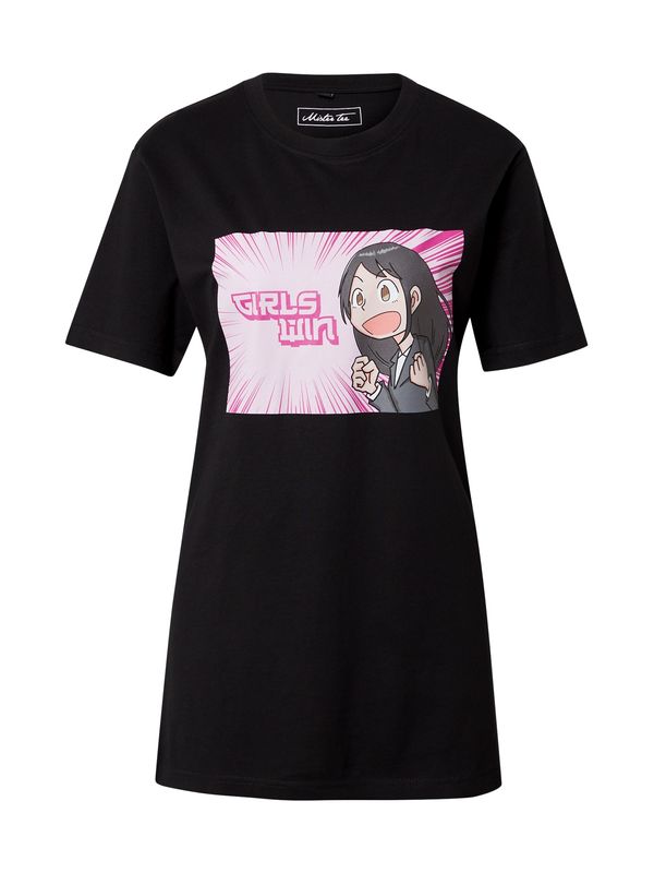 Merchcode Merchcode Majica 'Girls Win'  siva / roza / roza / crna / bijela