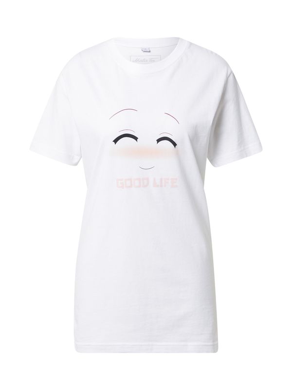 Merchcode Merchcode Majica 'Good Life'  ljubičasto crvena / breskva / roza / crna / bijela