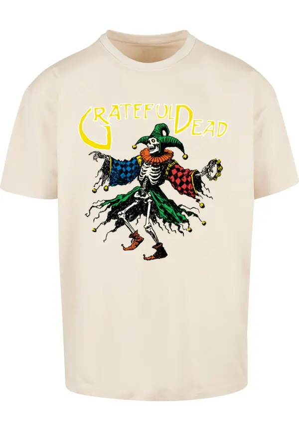 Merchcode Merchcode Majica 'Grateful Dead Joker'  pijesak / žuta / crvena / crna