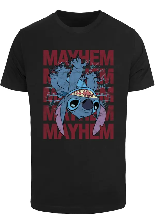 Merchcode Merchcode Majica 'Lilo & Stitch Mayhem'  miks boja / crna