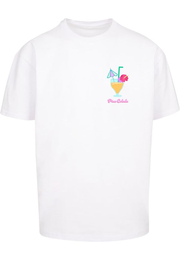 Merchcode Merchcode Majica 'Pina Colada'  plava / narančasta / roza / bijela