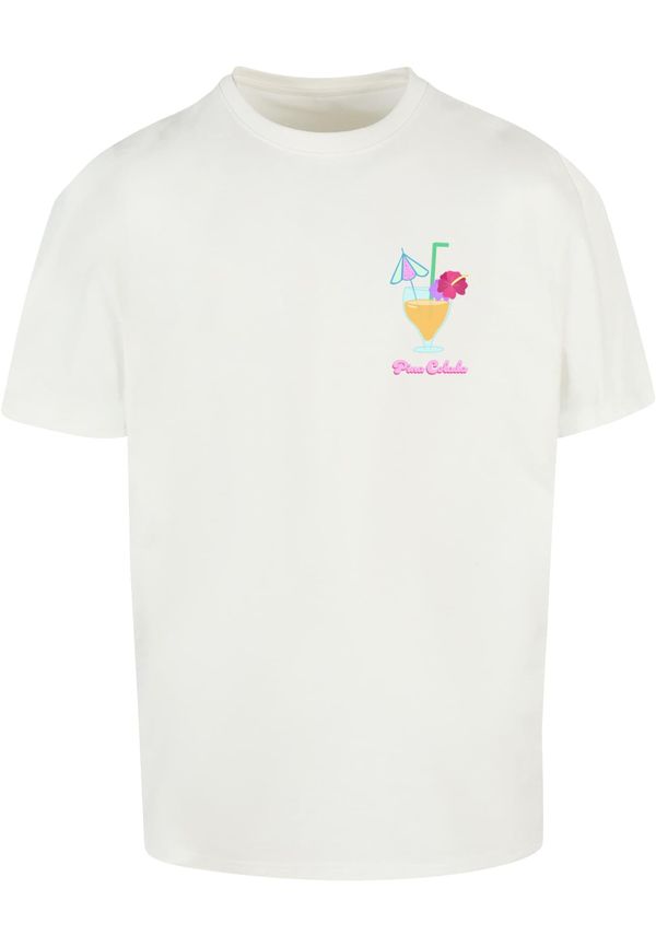 Merchcode Merchcode Majica 'Pina Colada'  svijetloplava / narančasta / roza / bijela