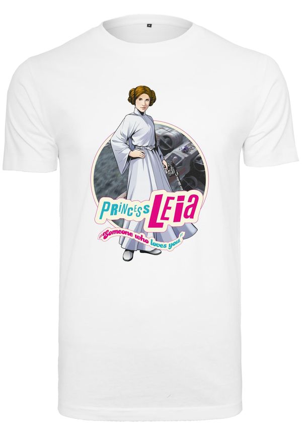 Merchcode Merchcode Majica 'Star Wars Leia'  miks boja / bijela