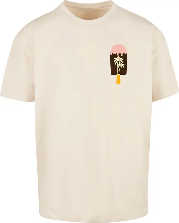 Merchcode Merchcode Majica 'Summer - Icecream'  pijesak