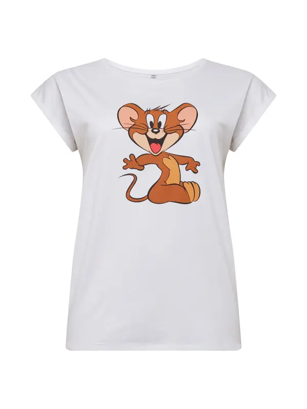 Merchcode Merchcode Majica 'Tom & Jerry Mouse'  bijela