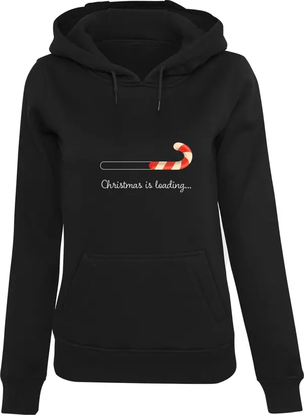 Merchcode Merchcode Sweater majica 'Christmas Loading'  crvena / crna / bijela