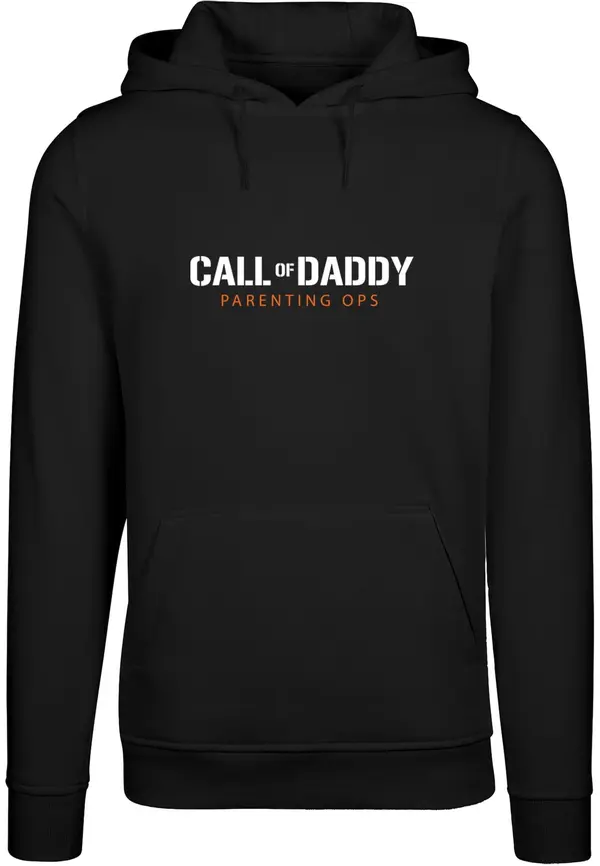 Merchcode Merchcode Sweater majica 'Fathers Day - Call of Daddy'  narančasta / crna / bijela
