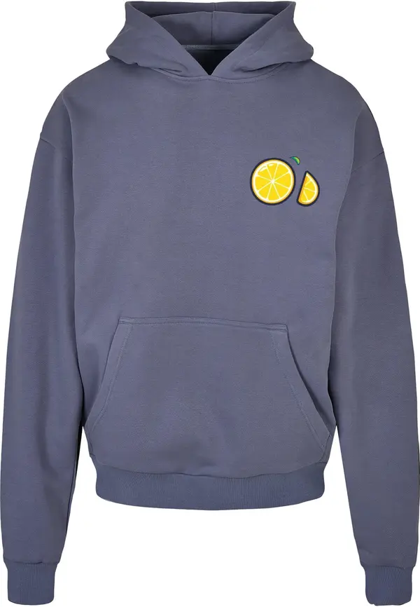 Merchcode Merchcode Sweater majica 'Lemon Party'  tamno plava / žuta / zelena / narančasta