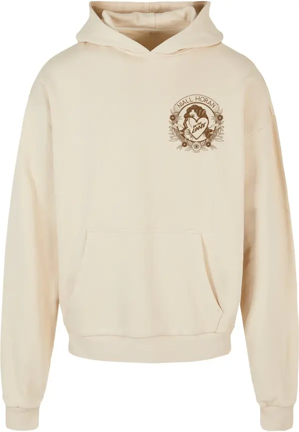 Merchcode Merchcode Sweater majica 'Niall Horan - On The Loose'  pijesak / smeđa
