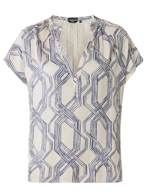MEXX MEXX Bluza  boja pijeska / morsko plava