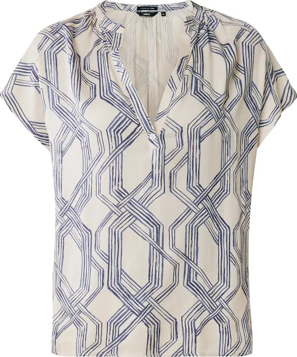 MEXX MEXX Bluza  boja pijeska / morsko plava