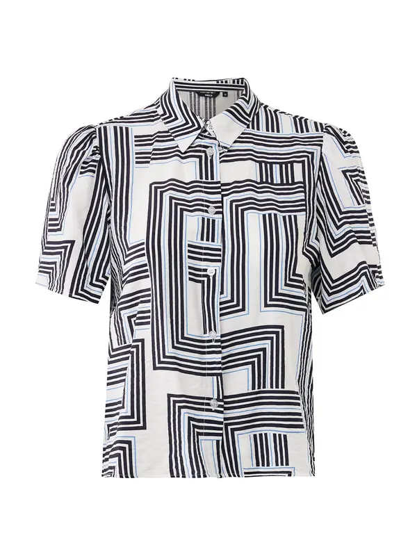 MEXX MEXX Bluza  kraljevsko plava / crna / bijela
