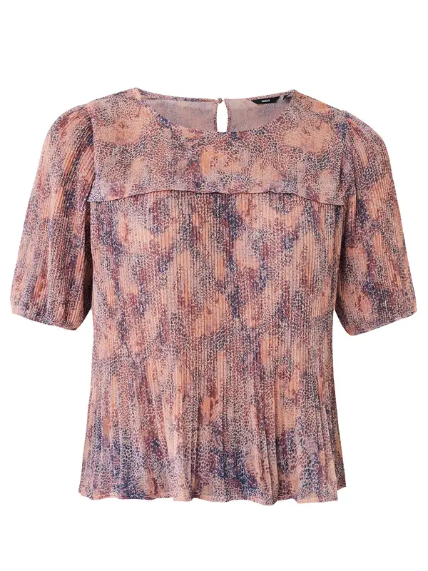 MEXX MEXX Bluza  mornarsko plava / rosé / burgund
