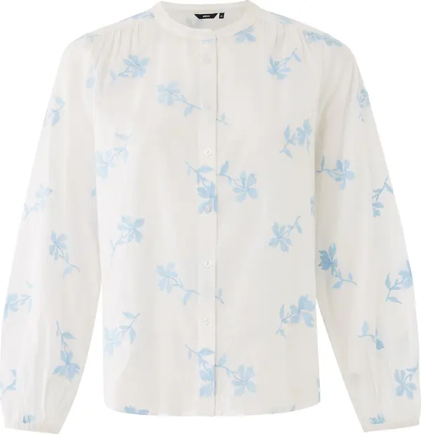 MEXX MEXX Bluza  pastelno plava / bijela