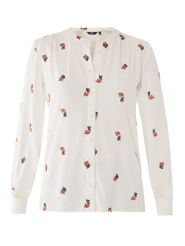 MEXX MEXX Bluza  smeđa / crvena / bijela