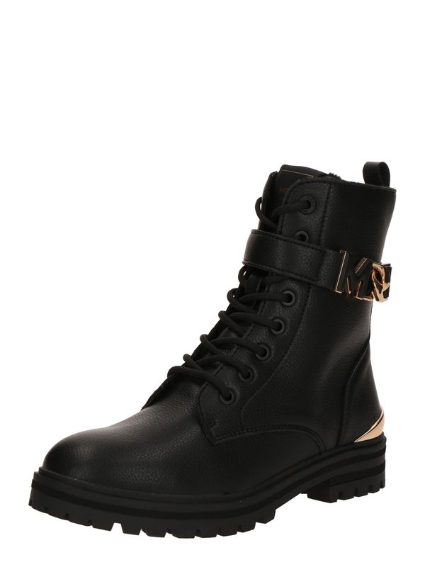 MEXX MEXX Gležnjače na vezanje  zlatna / crna