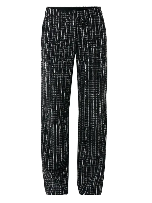 MEXX MEXX Hlače  crna / bijela