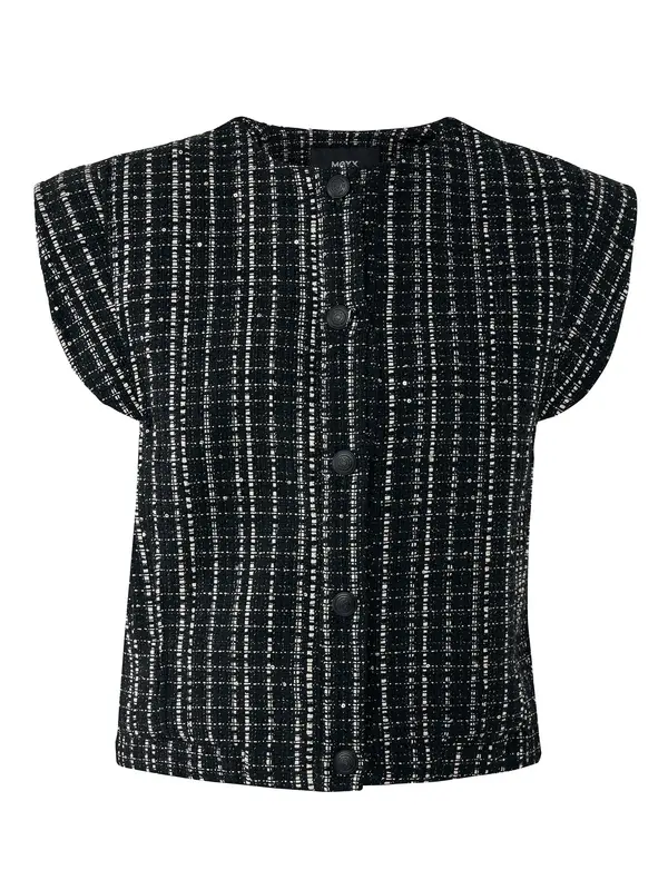MEXX MEXX Kardigan  crna / bijela
